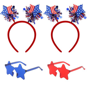 Ricawa front packaging showing all four patriotic accessories and instant party readiness