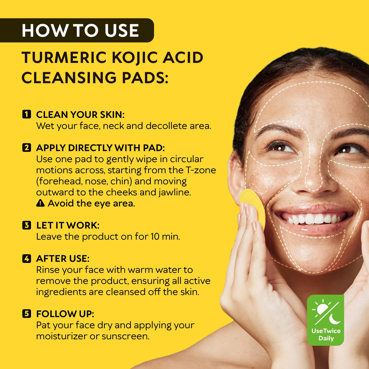 RICHGRAND pad producing foam to show cleansing and non-drying benefit