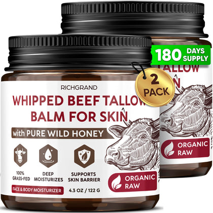 RICHGRAND front view of two jars showing packaging and quantity benefit