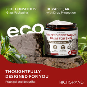 RICHGRAND jar on bathroom shelf styled for everyday routine convenience benefit