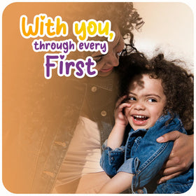 Ricitos de Oro on a smiling child in lifestyle setting showing gentle everyday care