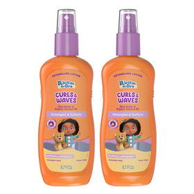 Ricitos de Oro front packaging showing product and benefits for easy identification