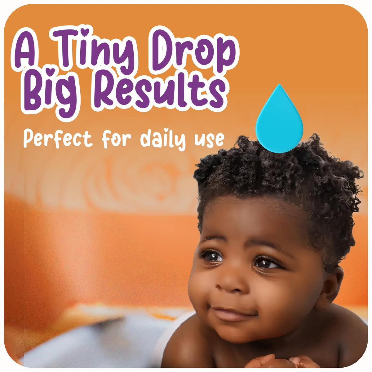 Ricitos de Oro before-and-after kid hair showing improved curl definition and reduced frizz