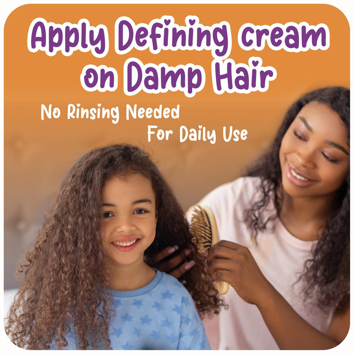 Ricitos de Oro used in kids' washroom routine for gentle styling