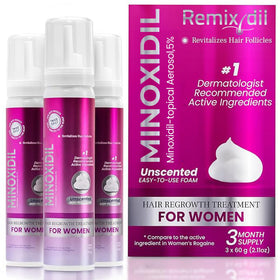 Rida Hair Research Institute front packaging showing product and benefit of daily regrowth support