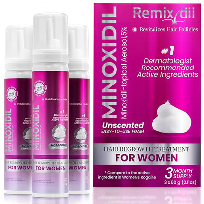 Rida Hair Research Institute front packaging showing product and benefit of daily regrowth support