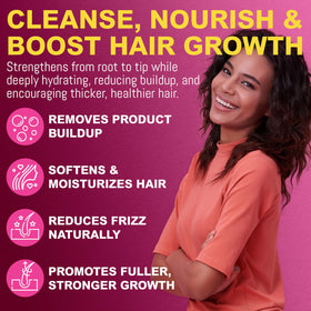 Rida Hair Research Institute in-shower application demonstrating lathering