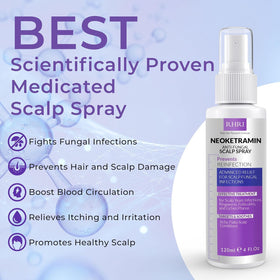 Rida Hair Research Institute Neoketramin formula texture close-up showing lightweight consistency