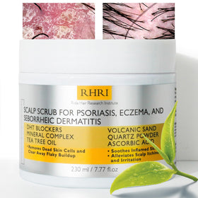 Rida Hair Research Institute front bottle view showing product benefits