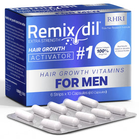 Rida Hair Research Institute front bottle showing label and benefits