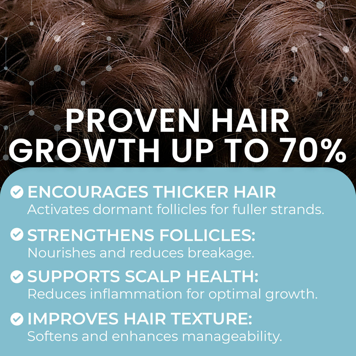 Rida Hair Research Institute ingredient label detail highlighting key nutrients