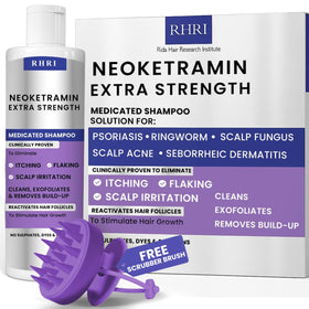 Rida Hair Research Institute front bottle image showing packaging and benefits