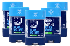 Right Guard clear gel front packaging showing label and Fresh scent benefit
