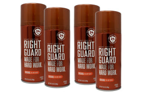 Right Guard front packaging showing branding and original scent benefit