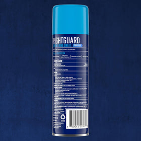 Right Guard spray in use at gym conveying lasting sweat and odor protection