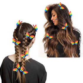 RIHDXCH clips at a Pride parade, bold color that boosts outfit photos