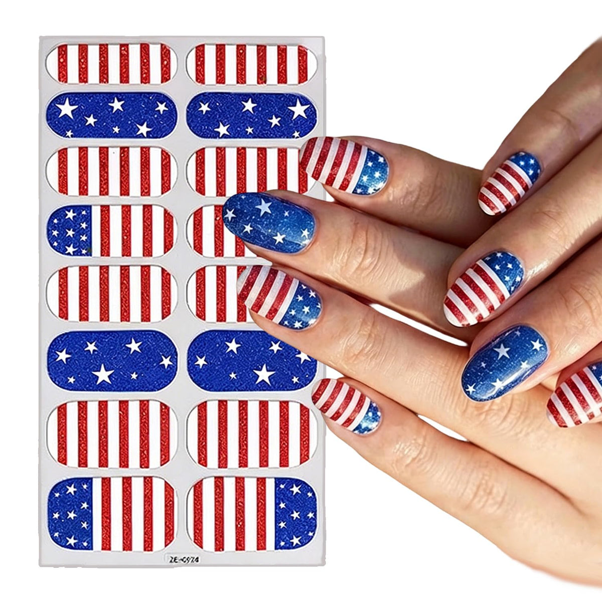 RIICFDD close-up of stars and stripes detail showcasing crisp print and vibrant color