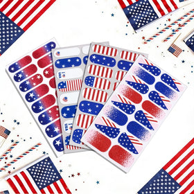 RIICFDD full sheet layout displaying four varied flag designs for mix-and-match looks