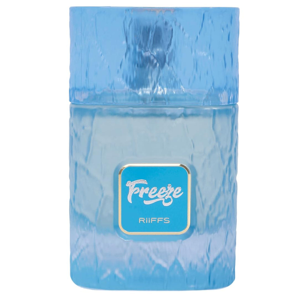 RiiFFS Freeze front bottle shot showcasing elegant design and premium look
