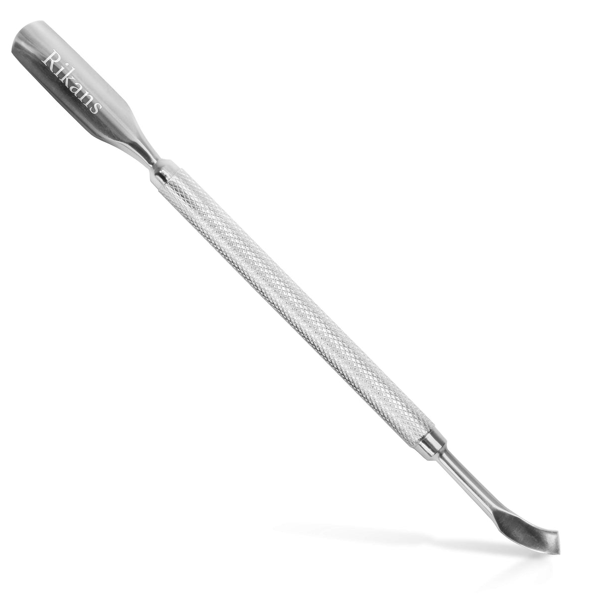 Rikans front view of dual-ended stainless steel tool showing professional finish and corrosion resistance