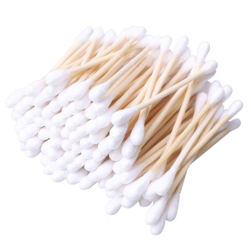 RIKWOG front packaging showing 1200 count and eco-friendly bamboo handles benefit: long supply