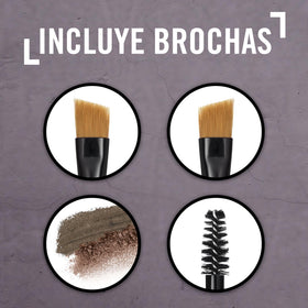 Rimmel Brow This Way close-up of powder texture for smooth color payoff
