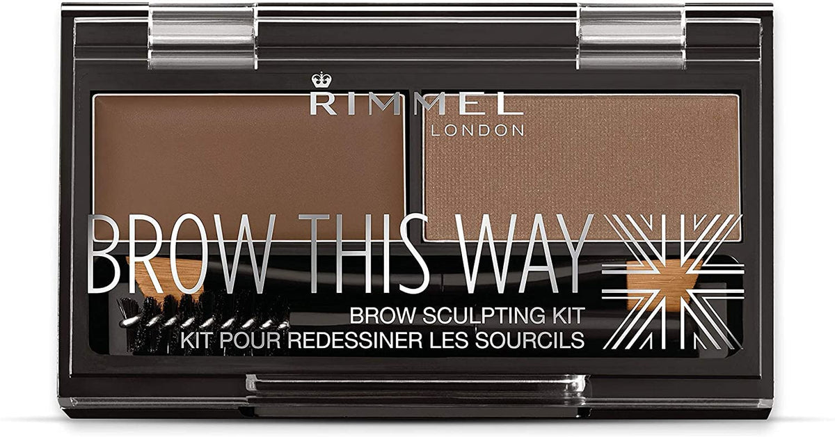 Rimmel kit front packaging showing powder and wax for precision shaping