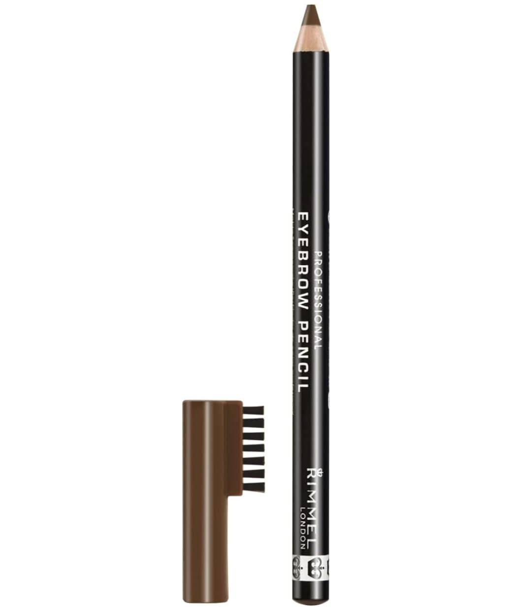 Rimmel hazel application on brows in lifestyle scene demonstrating natural definition