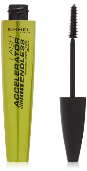Rimmel Lash Accelerator front packaging showing product and shade for bold length