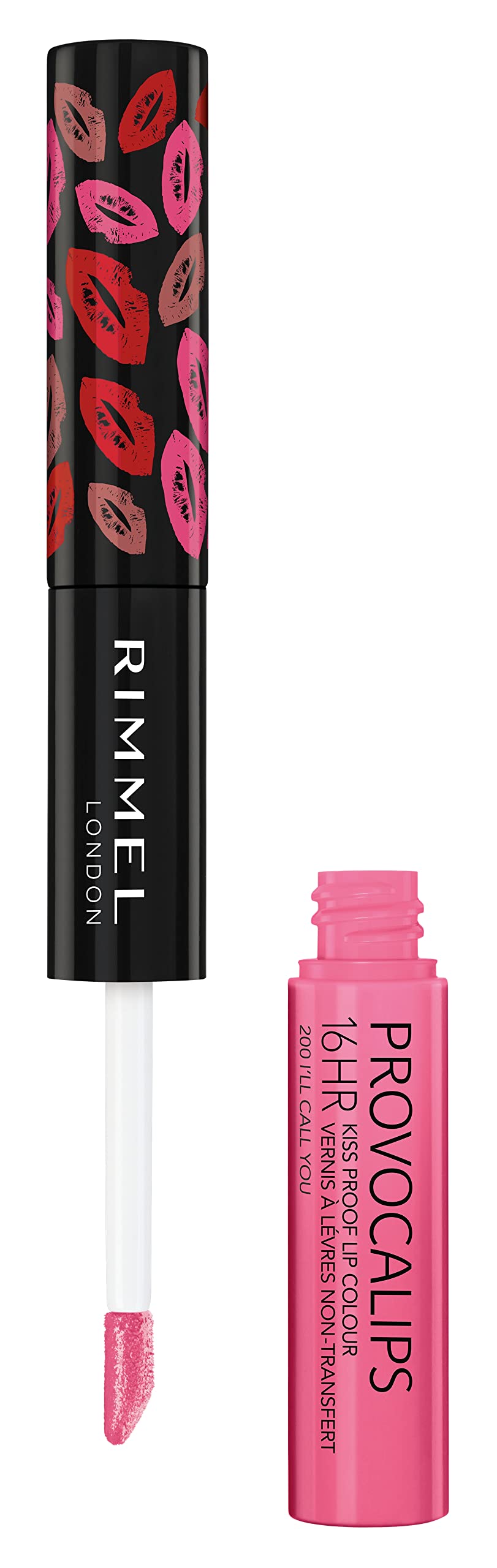 Rimmel Provocalips applicator close-up demonstrating precise color application benefit