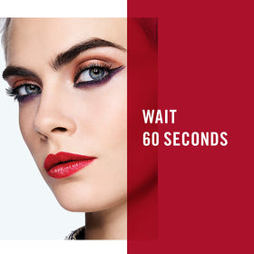 Rimmel Provocalips before and after shots showing intense color hold benefit
