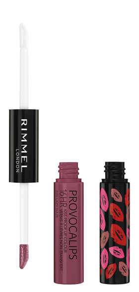 Rimmel Provocalips front packaging showing shade and benefit long-wear