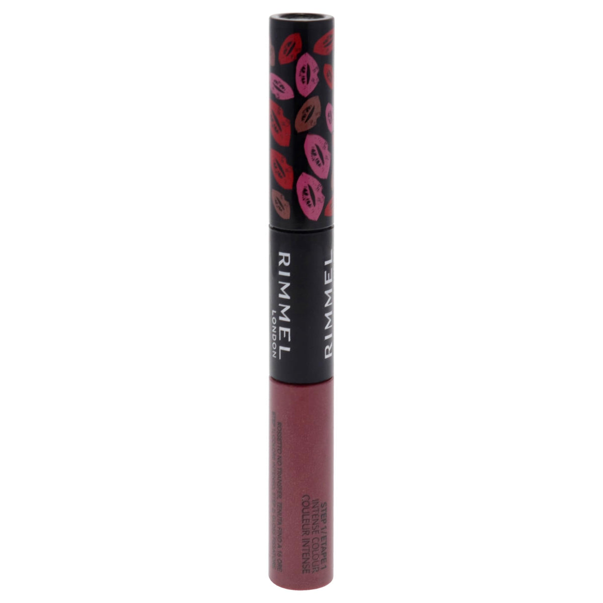 Rimmel Provocalips front packaging showing shade 005 and benefit of long wear