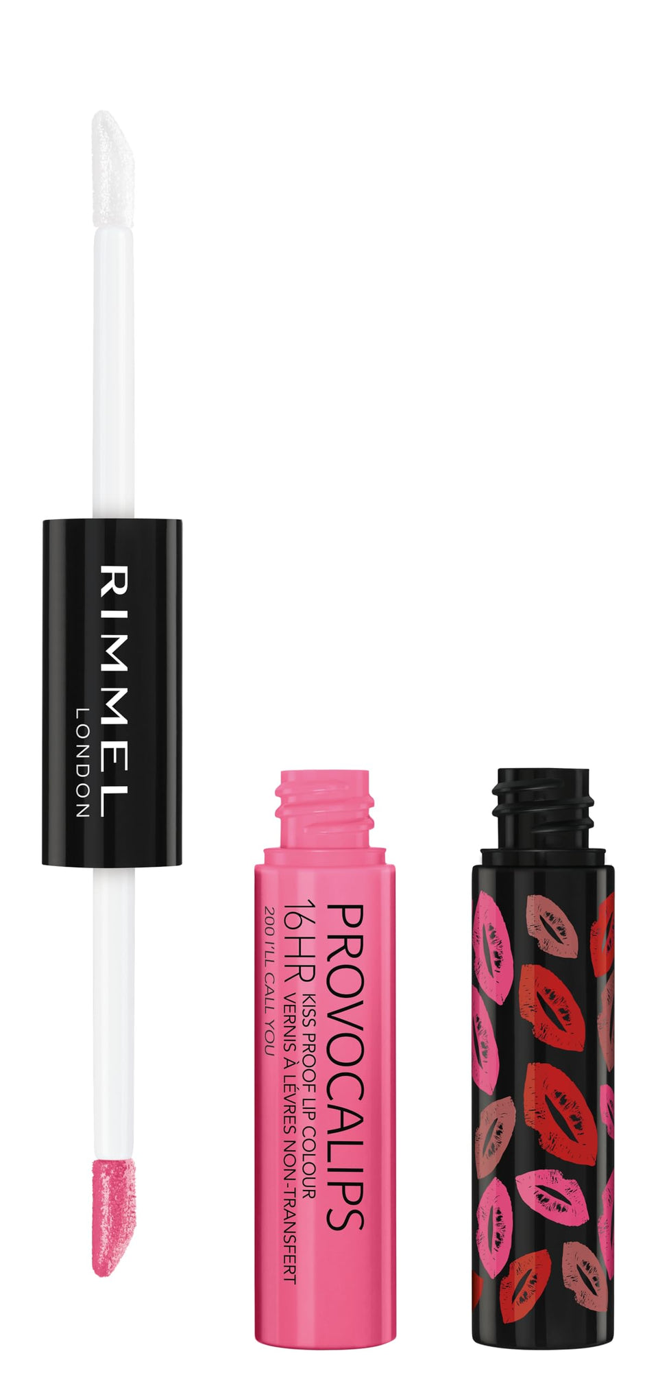 Rimmel Provocalips front packaging showing color and glossy finish benefit