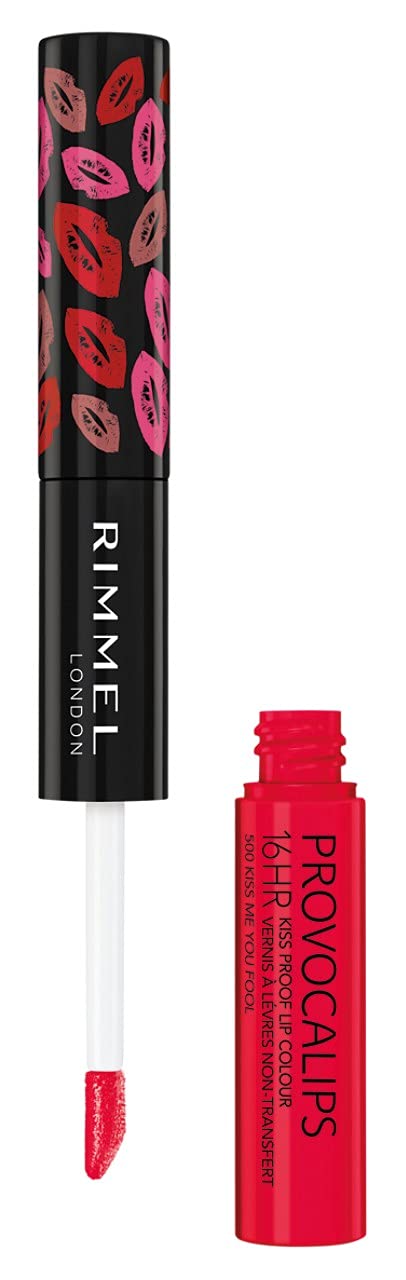 Rimmel Provocalips shade 500 swatched on arm illustrating true color payoff