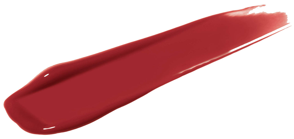 Rimmel Provocalips glossy texture closeup showing smooth finish and comfortable wear benefit