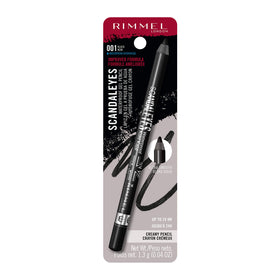 Rimmel pencil tip close-up revealing creamy point for precise lines