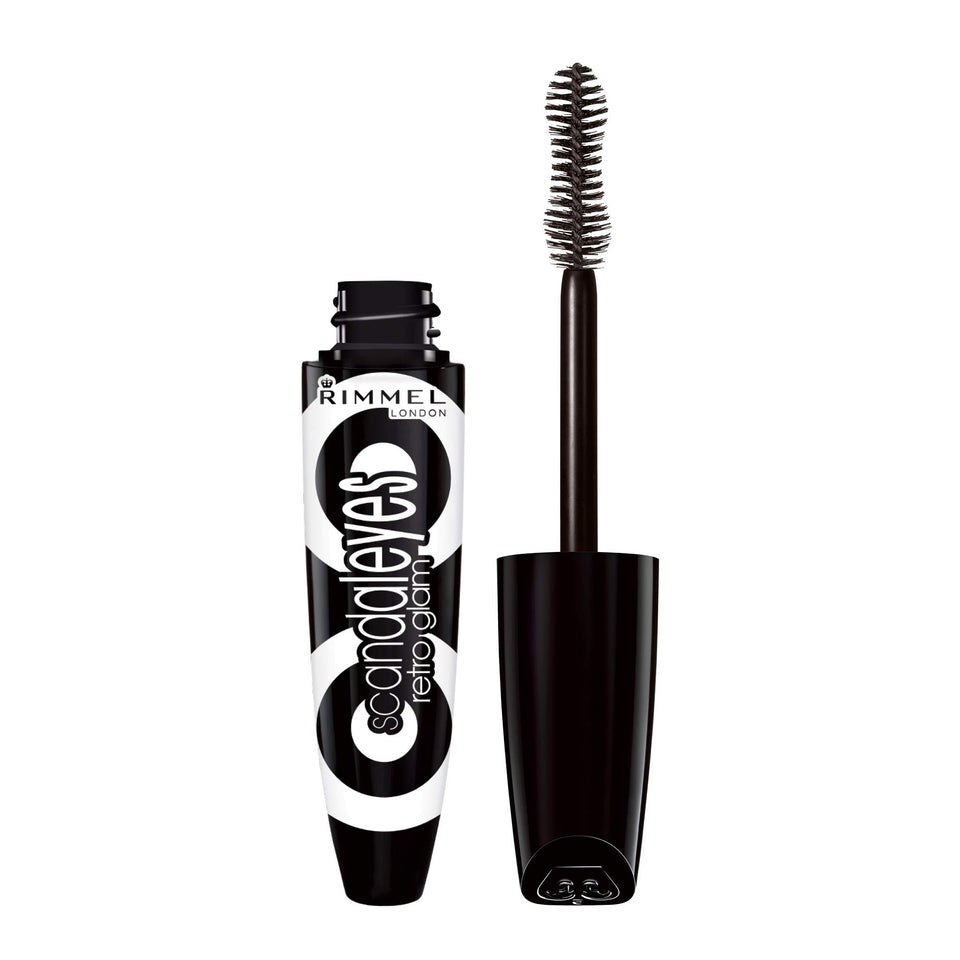 Rimmel Scandaleyes front packaging showing grape tube and bold branding, promotes instant volume