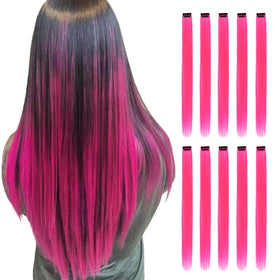 RINBOOOL front packaging showing ten pink clip-ins and tidy display benefit