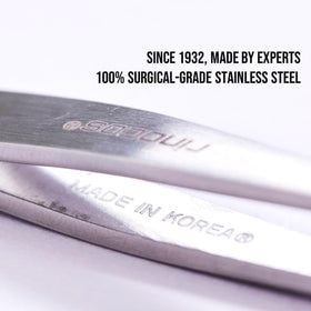 rinocos engraved label showing 304 stainless marking for durable, long-lasting use