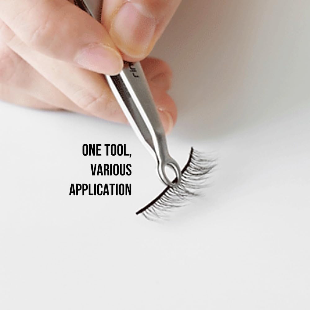 rinocos tweezers in bathroom setting illustrating shower-safe cleaning convenience
