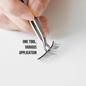 rinocos tweezers in bathroom setting illustrating shower-safe cleaning convenience