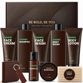 Rinse & Robust boxed 10-piece set front view ready to gift