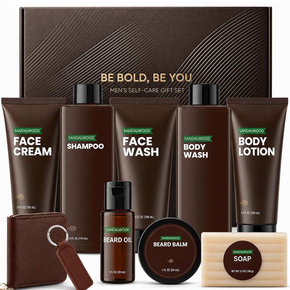 Rinse & Robust boxed 10-piece set front view ready to gift