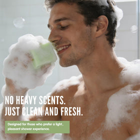 Rinse & Robust bar close-up with rich lather for effective cleansing benefit