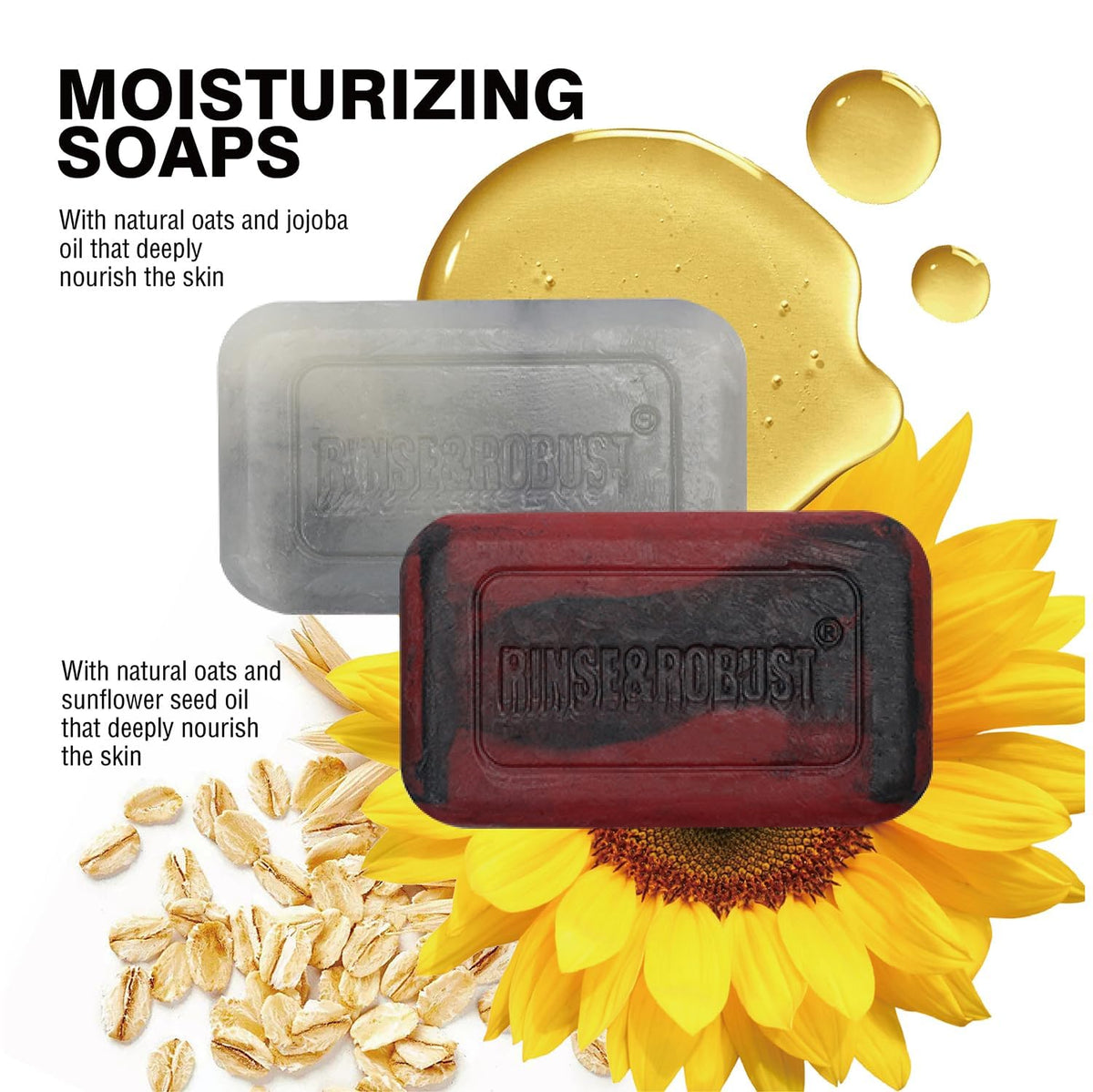 Rinse & Robust close-up of exfoliant texture with walnut grit, highlights effective exfoliation