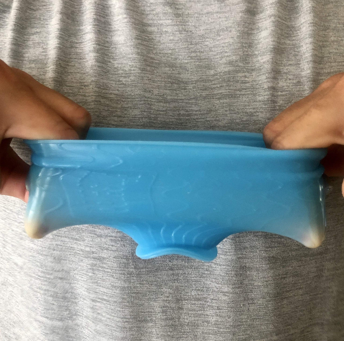 Rinseroo sleeve inside toiletry bag keeping clothes clean from spills