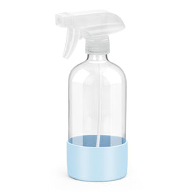 Rionisor blue bottle front view showing shape and capacity with elegant finish