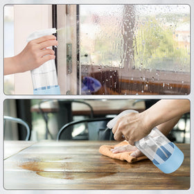 Rionisor misting a plant showing gentle coverage and plant care benefit