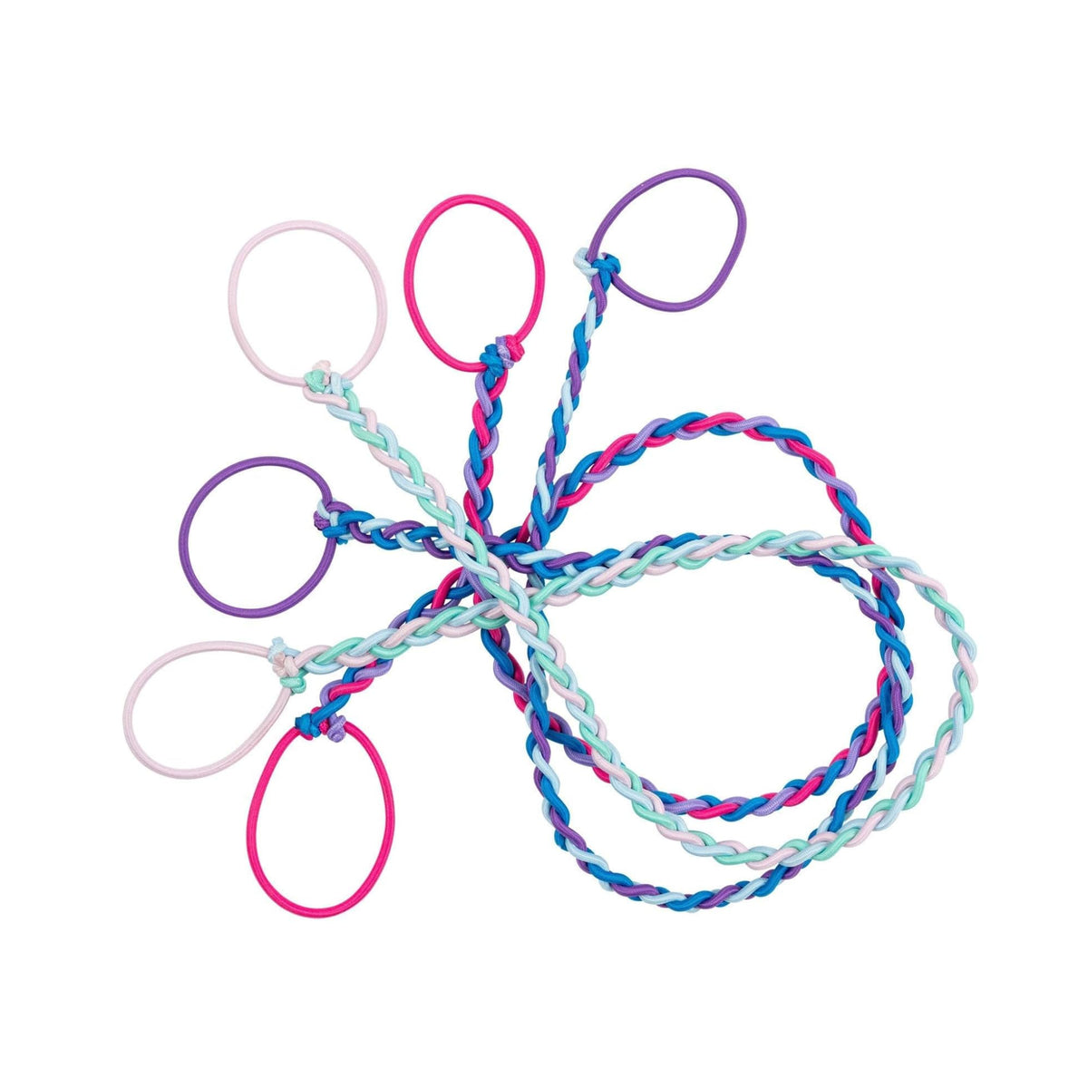 Rip Tie front packaging showing multicolor 3-pack and benefit of tangle-free hold